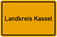 Ortsschild Landkreis Kassel 